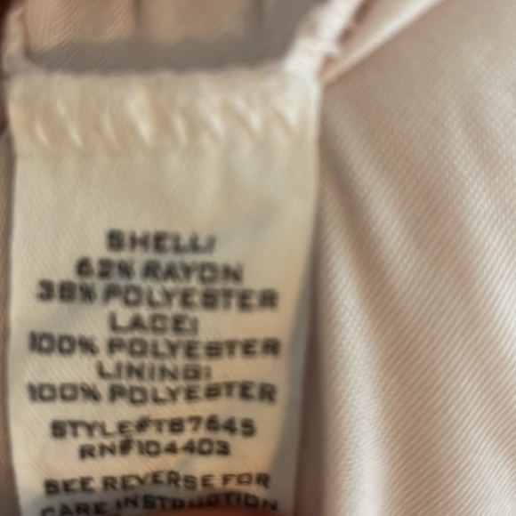 Lace Ruffle Dress Festival Country Concert Cream Mini Size‎ L M Boho Vacation - Picture 9 of 10